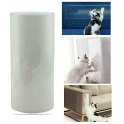 Protecteur De Rayure Chat Protection Anti-rayures Film Adhésif Pour Chats Ruban Transparent Anti-Griffes Autocollantes - 3 M Avec Tampon Autocollant Transparente Porte, Meubles Mur Zhuoxuan