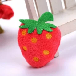 Cataire Jouets, 5 Pièces Jouets à L'herbe à Chat, Cataire Interactive Jouets à Mâcher Jouet En Peluche Pour Chaton Kitty Fraise/Grenouille/Lapin/Ananas/Carotte -Amis Poils Soldes Boutique 100342331 5