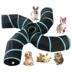 Tunnel Pour Chat Tunnels De Jeu Pour Animaux De Compagnie Pliable Cube Tunnel Jouet Pour Chats Chiens Lapins Animaux De Compagnie