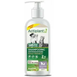 Shampooing Antiparasitaire 2 En 1 Pour Chiot Et Chaton Flacon 250 Ml
