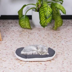 Ferplast RELAX F Coussin En Coton Et Peluche Pour Chiens Et Chats. Diverses Mesures.. Variante 45/2 - Mesures: 43 X 30 Cm - Gris -Amis Poils Soldes Boutique 12573500 3