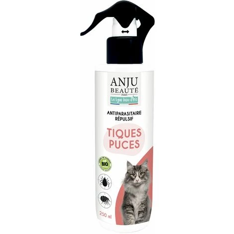 Lotion Antiparasitaire Pour Chat Anju : 250 Ml 1 Lotion Antiparasitaire Pour Chat Anju : 250 Ml