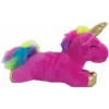 Peluche Licorne Rose Et Or 15 Cm