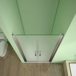 AICA Porte De Douche 80x185cm Verre Satiné Et Anticalcaire Porte Battante En Niche -Amis Poils Soldes Boutique 14821578 3