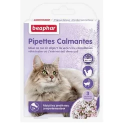 Pipettes Calmantes Pour Chat Beaphar Désignation : Pipettes Calmantes Beaphar 13897
