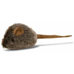 Jouet Chat Peluche Souris Couineuse 15cm