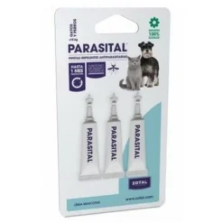 Pipetas Repelentes PARASITAL PEQUEÑAS Para Gatos Y Perros 3uds