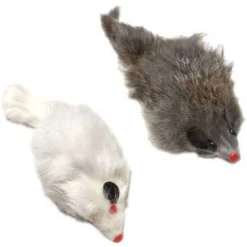 Jouet Pour Chat Souris 9 Cm X 2