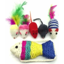 Jouets Pour Chats, Jouets Pour Chats, Jouets Pour Chats Et Chaton, 21 Pièces (le Style D'image Sera Envoyé Au Hasard),Couleur Aléatoire -Amis Poils Soldes Boutique 27615091 3
