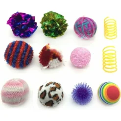 Jouets Pour Chats, Jouets Pour Chats, Jouets Pour Chats Et Chaton, 21 Pièces (le Style D'image Sera Envoyé Au Hasard),Couleur Aléatoire -Amis Poils Soldes Boutique 27615091 5