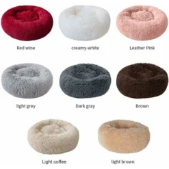 Panier Rond Pour Chien Et Chat En Peluche Douce Et Confortable Donut Chat Lit Chaud De Moelleux Pour Chiot Pour Dormir En Hiver -Amis Poils Soldes Boutique 28492242 4
