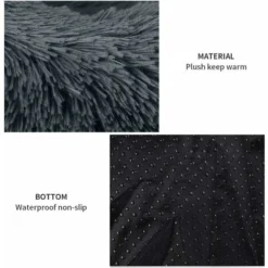 Panier Rond Pour Chien Et Chat En Peluche Douce Et Confortable Donut Chat Lit Chaud De Moelleux Pour Chiot Pour Dormir En Hiver -Amis Poils Soldes Boutique 28492242 5