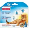 BEAPHAR Pipettes Stop Parasites DiméthiCare - Pour Chat - 6 Pipettes