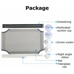 Lit Sur Hamac De Fenêtre Pour Chat Ventouse Pour Animaux De Compagnie Suspendus (hamac 2 Niveaux - Gris) 7 Lit Sur Hamac De Fenêtre Pour Chat Ventouse Pour Animaux De Compagnie Suspendus (hamac 2 Niveaux - Gris) -Amis Poils Soldes Boutique 29974833 3