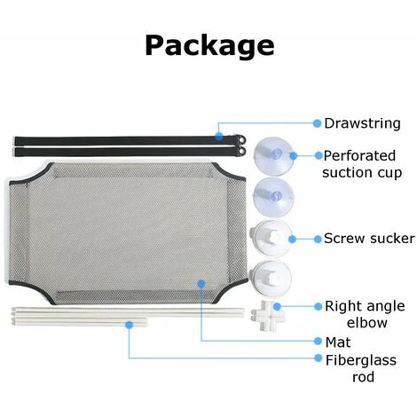 Lit Sur Hamac De Fenêtre Pour Chat Ventouse Pour Animaux De Compagnie Suspendus (hamac 2 Niveaux - Gris) 3 Lit Sur Hamac De Fenêtre Pour Chat Ventouse Pour Animaux De Compagnie Suspendus (hamac 2 Niveaux - Gris) – Image 3