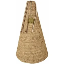 Flamingo Arbre A Chat En Forme De Cone Herbier Marin 30x30x50cm