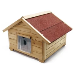 Niche De Chat Avec Isolation Avec Porte Maison Pour Chat Outdoor Maisonnette De Chat Pour L’hiver S -Amis Poils Soldes Boutique 3199092 2