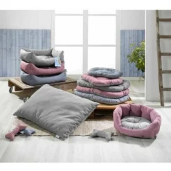 Paris Prix - Coussin Pour Chien & Chat Eco Blu 50cm Gris -Amis Poils Soldes Boutique 33705839 3