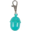 Paris Prix - Pendentif Led Pour Chien & Chat Clignotant 8cm Turquoise