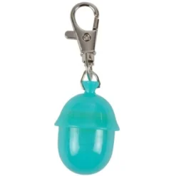 Paris Prix - Pendentif Led Pour Chien & Chat Clignotant 8cm Turquoise