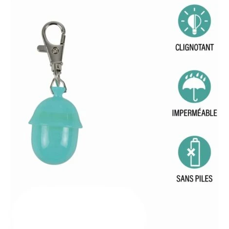 Paris Prix - Pendentif Led Pour Chien & Chat Clignotant 8cm Turquoise 2 Paris Prix - Pendentif Led Pour Chien & Chat Clignotant 8cm Turquoise – Image 2