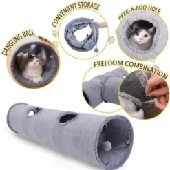 Tunnel Pour Chat Pliable Pour Chat Jouets Pour Chat Tunnel De Jeu Durable En Suede Cache Tunnel Pour Plis Pour Animaux De Compagnie 7 Tunnel Pour Chat Pliable Pour Chat Jouets Pour Chat Tunnel De Jeu Durable En Suede Cache Tunnel Pour Plis Pour Animaux De Compagnie -Amis Poils Soldes Boutique 35569903 4