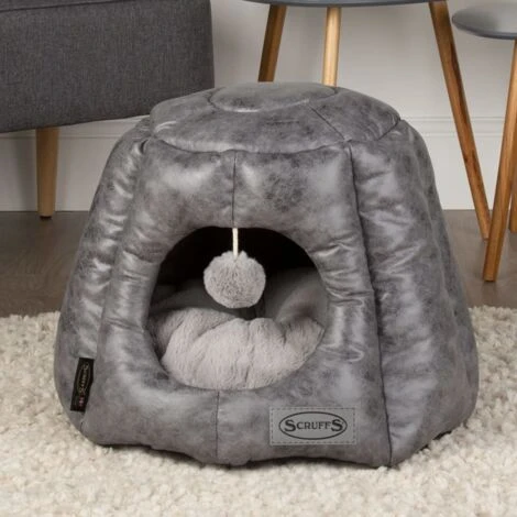Lit Pour Chats Knightsbridge 48x38 Cm Gris Scruffs & Tramps 2 Lit Pour Chats Knightsbridge 48x38 Cm Gris Scruffs & Tramps – Image 2