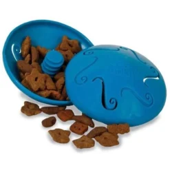 FROLICAT JOUET CASSE-TETE DISTRIBUTEUR DE FRIANDISES AVEC PLUME TWIST'N'TREAT TEASER - POUR CHAT FUN-TEAS-19