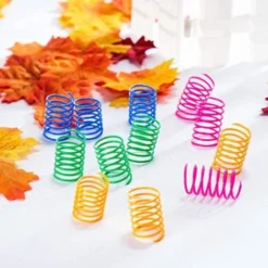 Ressort Jouet Chat 20 Pièces Coloré Printemps Jouet De Chat Jouet Chat Interactif Jouet De Ressorts En Spirale En Plastique Interactifs Durables Pour Chatons Tapant, Mordre, Chasse Jeu Actif -Versaill -Amis Poils Soldes Boutique 45678355 2