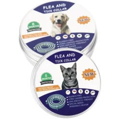 Collier Anti-Puces Et Anti-Tiques Pour Chien, Chat, Ajustable Imperméable 8 Mois Protection Efficace - Chien - Gris -Amis Poils Soldes Boutique 46448891 4