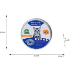 Collier Anti-Puces Et Anti-Tiques Pour Chien, Chat, Ajustable Imperméable 8 Mois Protection Efficace - Chat - Blanc 9 Collier Anti-Puces Et Anti-Tiques Pour Chien, Chat, Ajustable Imperméable 8 Mois Protection Efficace - Chat - Blanc -Amis Poils Soldes Boutique 46448892 5