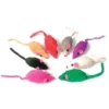 8 Souris En Fourrure, Jouet Pour Chat, Multi Couleur . - Animallparadise