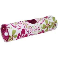 Tunnel Pour Chats Flower 25 X 90 Cm 82638 Kerbl
