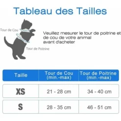 Ensoleillé Harnais Chat Petit Chien Laisse Harnais Chaton Réglable Bleu XS Collier Harnai Chat Refléchissant Gilet Respirant Pour Lapin, Chat Européen, Maine Coon, Persan, Attache Dessus Avec Laisse -Amis Poils Soldes Boutique 57794135 3