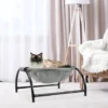 Hamac Chat Lit Pour Chat Excellente Respirabilité Pratique Laver Gris