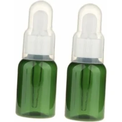 35ml Flacon Compte-gouttes Avec Pipette Bouteille Echantillon D'Huile Essentielle Vide - 2pcs