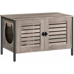 Maisons De Toilette Chat, Maison Chat Interieur Avec Portes à PersiennesHOOBRO EBG06MW01 -Amis Poils Soldes Boutique 59856610 3