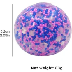 1 Pièce Jouet Anti-Stress Serrant Balles Anti-Stress Colorées Pour Parents Professeurs D'école, étudiants, Adolescents -Amis Poils Soldes Boutique 59857929 5