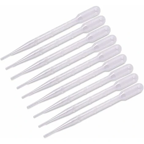 MINKUROW Pipettes De Transfert En Plastique, 3 Ml, 40 Pièces 1 MINKUROW Pipettes De Transfert En Plastique, 3 Ml, 40 Pièces