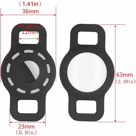 Déstockage Airtag Housse En Silicone Pour Collier Pour Animal Domestique Avec Film De Protection HD Haute Transparence, Housse De Recherche GPS Portable Réglable Pour Colliers De Chat Et De Chien 2 P 3 Déstockage Airtag Housse En Silicone Pour Collier Pour Animal Domestique Avec Film De Protection HD Haute Transparence, Housse De Recherche GPS Portable Réglable Pour Colliers De Chat Et De Chien 2 P – Image 3