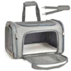 ZOLGINAH Sac De Transport Pour Chat Chien Sac Bandoulière Respirant Pour Petit Animal De Compagnie Transporteur Souple Léger Comfortable Pour Voyage En Voiture Train Avion 43x28x28
