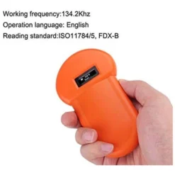 Lecteur De Puces Pour Animaux, Lecteur De Puces Pour Animaux, Scanner D'animaux De Poche à Micropuce, Lecteur D'identification Des Animaux, Buzzer Intégré, Chargement USB, Pour La Gestion De L'identif -Amis Poils Soldes Boutique 63869375 4