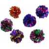 6pcs Mylar Crinkle Balls Jouets Pour Chats Best Interactive Crinkle Cat Toy Balls Jamais Les Meilleurs Jouets Indépendants Pet Kitten Cat Pour Fat Real Cats Kittens Exercise (aléatoire)