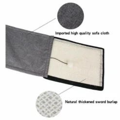 Griffoir En Sisal Pour Chat Tapis De Protection Pour Canapé 117×29cm 1pcs FUIENKO -Amis Poils Soldes Boutique 66390386 3