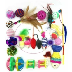 Jouets Pour Chats, Jouets Pour Chats, Jouets Pour Chats Et Chaton, 21 Pièces (le Style D'image Sera Envoyé Au Hasard),Couleur Aléatoire Cisea -Amis Poils Soldes Boutique 67564108 4