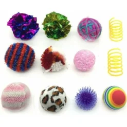 Jouets Pour Chats, Jouets Pour Chats, Jouets Pour Chats Et Chaton, 21 Pièces (le Style D'image Sera Envoyé Au Hasard),Couleur Aléatoire Cisea -Amis Poils Soldes Boutique 67564108 5