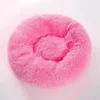 Couverture De Lit Ronde En Molleton Doux Pour Animal De Compagnie Lit Pour Chat Endormi Lit Pour Chiot Rose - 50 Cm BF