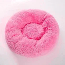 Couverture De Lit Ronde En Molleton Doux Pour Animal De Compagnie Lit Pour Chat Endormi Lit Pour Chiot Rose - 50 Cm BF