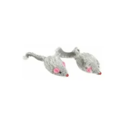 Flamingo Jc Souris A Poil Court 5cm Gris 12pcs.