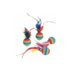 Flamingo Jc 4 Ballon Rainbow+plume